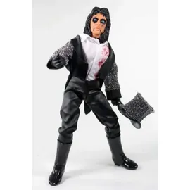 Mego Alice Cooper Action Figur 20 cm - Schwarz/Beige/Weiß