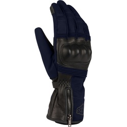 Segura Bora Wasserdichte Motorrad Handschuhe, schwarz-blau, Größe M L für Männer