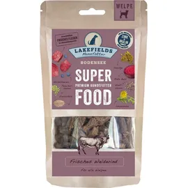 Lakefields Trockenfutter Hund SUPERFOOD Premium WEIDERIND für Welpen, 4 x 2.5 kg