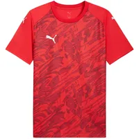 Puma teamFINAL Graphic Jersey PUMA Red/PUMA White/Dark Cherry S