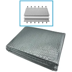 Belvit Heizkörper Reflexionsfolie Isolierfolie für Innenwanddämmung 50 cm x 5 m