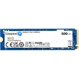 Kingston NV3 NVMe SSD 500GB, M.2 2280 / M-Key / PCIe 4.0 x4 (SNV3S/500G)