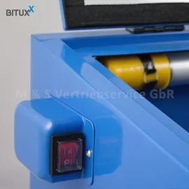 BITUXX Sandstrahlkabine Metall 90 L blau