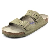 Birkenstock Arizona SFB Sandale, Faded khaki 40