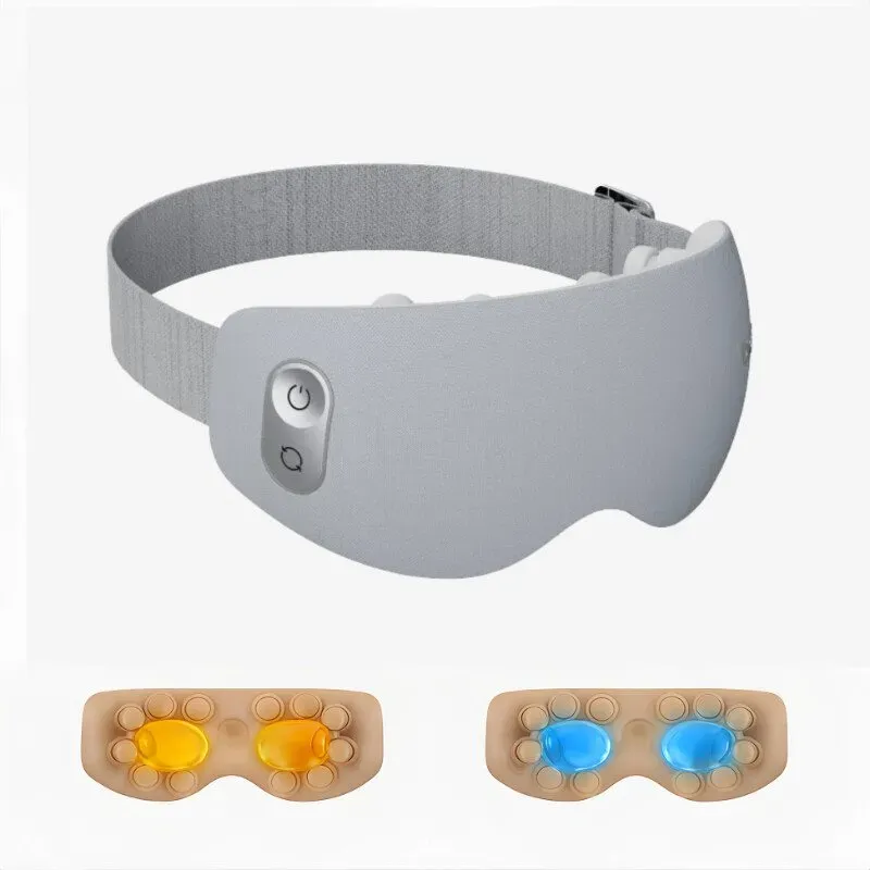 Breo See7 Augenmassagegerät mit Heiz- und Kaltfunktion, unabhängig verstellbare Vibrationstasten zur Linderung von Augenpuffung und Augenverspannung