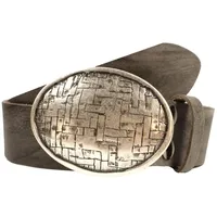 rettungsring gürtel Gürtel Leder grau 110