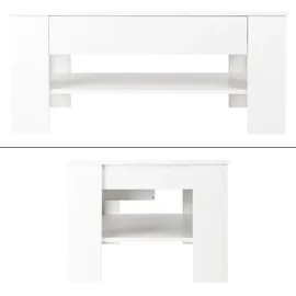 ML-Design Couchtisch Weiß