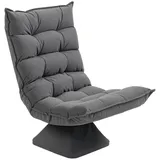 Relaxsessel Lesesessel, Drehbar, 62 Cm X 70 Cm X 95 Cm, Grau