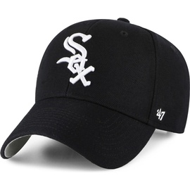 '47 47 Brand Cap Relaxed Fit MLB Chicago White Sox Schwarz, (One Size)