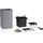 LECHUZA Canto Stone 30 high LED 30 x 30 x 56 cm steingrau