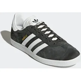 adidas Gazelle Dark Grey Heather / White / Gold Met. 46