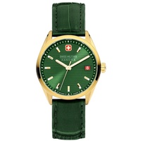 Swiss Military Damen Analog Quarz Uhr mit Leder Armband SMWLB2200211