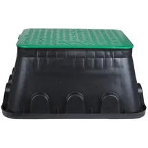 Heitronic 21042 Bodeneinbaudose Schwarz, Grün
