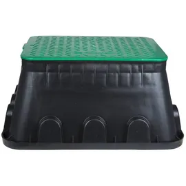 Heitronic 21042 Bodeneinbaudose Schwarz, Grün