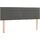 vidaXL Boxspringbett mit Matratze Dunkelgrau 140x200 cm Samt