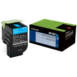 LEXMARK Return Toner 802SC cyan standard Kapazität