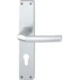 HOPPE Langschildgarnitur Birmingham 1117/202SP Alu. F1 PZ 72mm DIN L/R