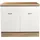 Bega BBK Spülenunterschrank in Sonoma-Eiche / wei - 100x90x60 (BxHxT)
