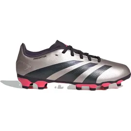 adidas Predator League Kids MG Platinum Metallic / Aurora Black / Turbo 38    
