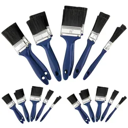 Monzana Deuba 30x Malerpinsel Set in 5 verschiedene Größen Pinselset blau