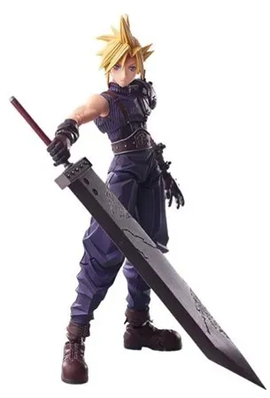 - Final Fantasy VII - Cloud Strife (Digital Plus Edition - Bring Arts Action Figure) - Figur