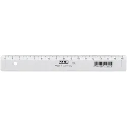 Lineal Plastik 16cm glasklar
