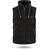 normani Outdoor Sports Herren Winter-Steppweste Tropez in Schwarz | Gr.: M