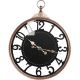 Beliani Wanduhr ALLOZA 44 cm Schwarz