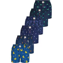 Phil & Co. Berlin Boxershorts mischfarben L 6er Pack