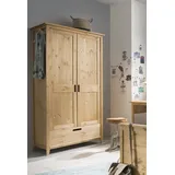Kleiderschrank 2-trg. Massivholz 100cm Kiefer massiv laugenfarbigeu OVP!!!