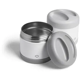 Springlane Thermobehälter für Speiseeis 2er-Set 500 ml, Edelstahl, Speiseeisbehälter To Go, Gefrierdose