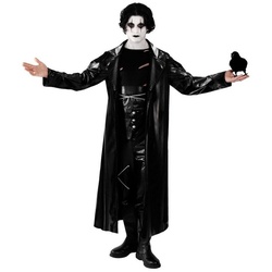 Metamorph Kostüm Gothic Crow, Schaurig-schönes Untoten Kostüm für Herren schwarz M