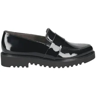 Paul Green Slipper & Mokassin 1037-004, Lack/Brush, Schwarz, Damen EU 8/42 - 42 EU