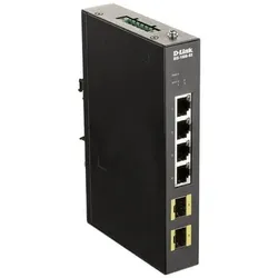 D-Link DIS-100G-6S, 4-port Gigabit Industrial Switch including 2 x 100/1000M SFP