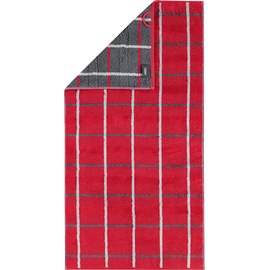 CAWÖ Noblesse Square Handtuch 50 x 100 cm rot