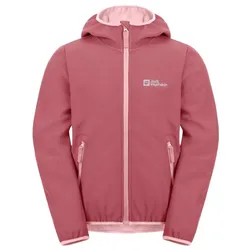 Jack Wolfskin Softshelljacke Fourwinds 2024 (robust, atmungsaktiv) pink Mädchen