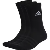 adidas Cushioned Crew Socken 3er Pack Black / White 34-36