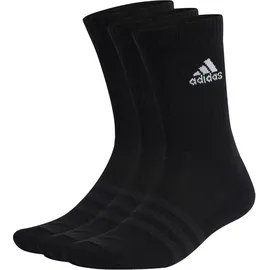 adidas Cushioned Crew Socken 3er Pack Black / White 34-36