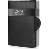 slimpuro Geldbörse Herren, Slim Wallet mit RFID Schutz, Leder-Geldbörse Herren Klein mit Münzfach, Portmonee für Herren und Damen, Kartenetui & Geldbeutel für Herren, Brieftasche für 8 Karten