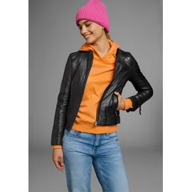 ALPENBLITZ Lederjacke in schwarz, | Gr.: 34,