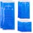 Relaxdays Kühlpad 8er Set blau