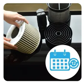 Allspares Aktivkohlefilter für Bora Pure PUAKF, X, S, PURU & PUXU Kochfeld