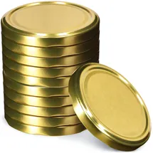 Kadax 10er Set Schraubdeckel TO100 für Gläser 100mm – Twist-Off Ersatzdeckel für 2,5L, 4L & 5L Einmach- & Konservengläser, Luftdicht & Spülmaschinenfest