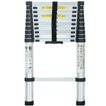 EAXUS Teleskopleiter 3,2 m 11 Sprossen