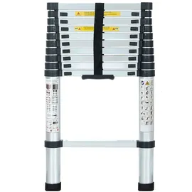 EAXUS Teleskopleiter 3,2 m 11 Sprossen