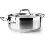 Ibili Ebbe, 22 cm, Schmortopf - Grey - One Size
