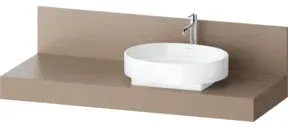 Duravit Konsole Balcoon 140x55x37cm, 1 Ausschn, Beck. re, umb ma