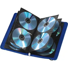 Hama CD-/DVD-/Blu-ray-Tasche Felt 24 blau