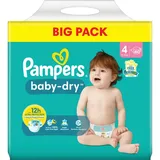 Pampers Pampers® Windeln baby-dryTM BIG PACK Größe Gr.4 (9-14 kg) für Babys und Kleinkinder (4-18 Monate), 70 St.