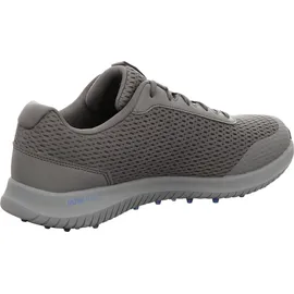 SKECHERS GO Golf MAX Fairway 3 Sneaker, Charcoal Textile/Navy Trim, 45.5 EU